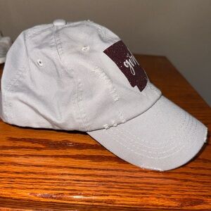 Gray Arkansas Girl Baseball Cap